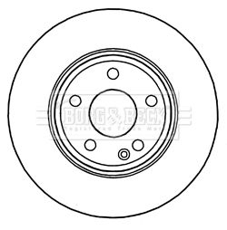 BORG & BECK Тормозной диск BBD5325